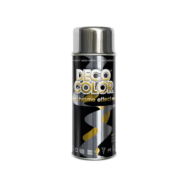 Obrazek Deco Color CHROME EFFECT Srebrny 400 ml